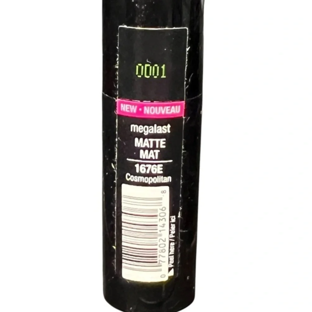 Wet n Wild Megalast Matte Lipstick 1676E Cosmopolitan Brand‎ New Sealed